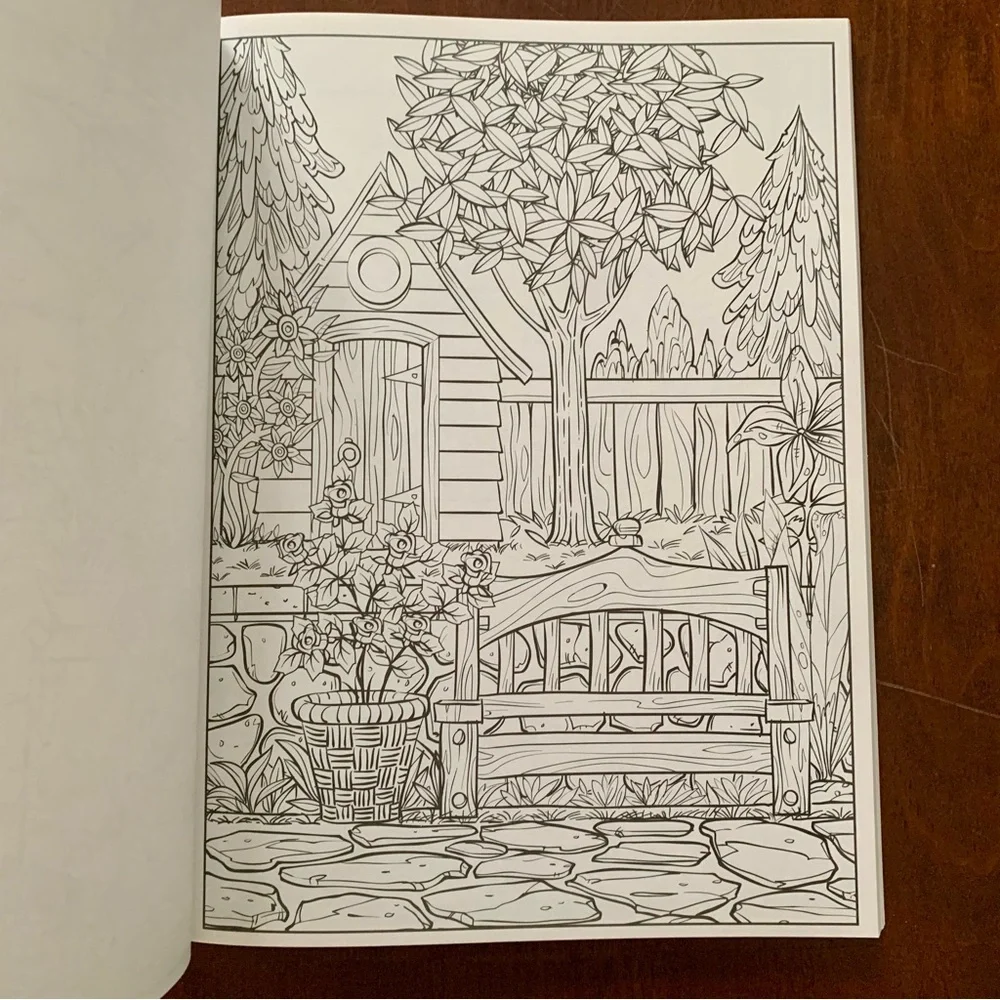 Timeless Creations Magical Garden Coloring Book NEW 64 pages